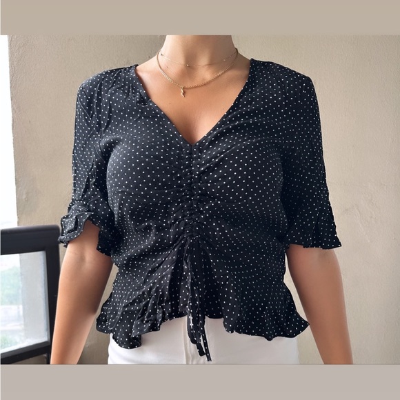 Polkadot blouse/US 2 - Picture 1 of 2